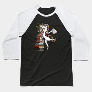 Unicorn Librarian Baseball T-Shirt